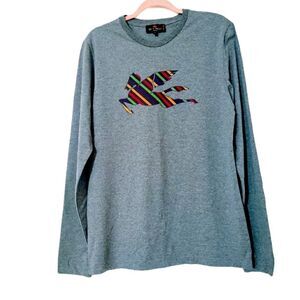 ETRO Rare Pegasus Print Mens T-Shirt